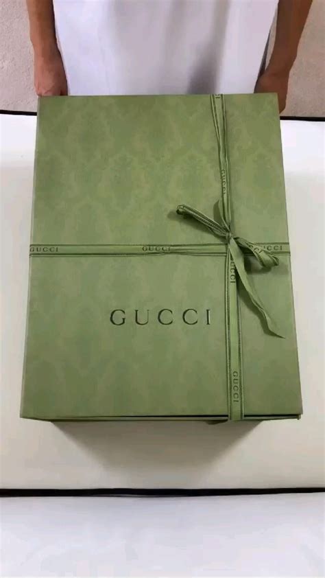 are any gucci boxes white|Gucci packaging.